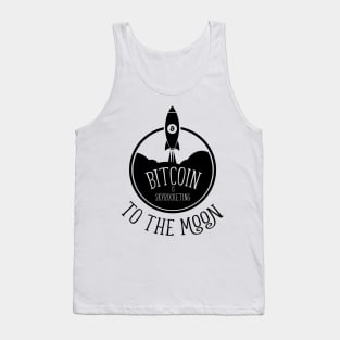 bitcoin to the moon Tank Top